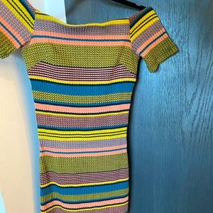 Mini dress bright multicoloured